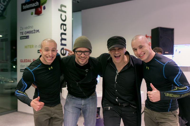 Radijec Klun ujet veselo razpoložen