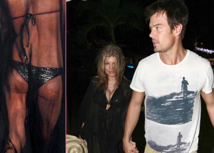 HOT! Razgaljena Fergie naokrog hodila v povsem prozorni oblekici!