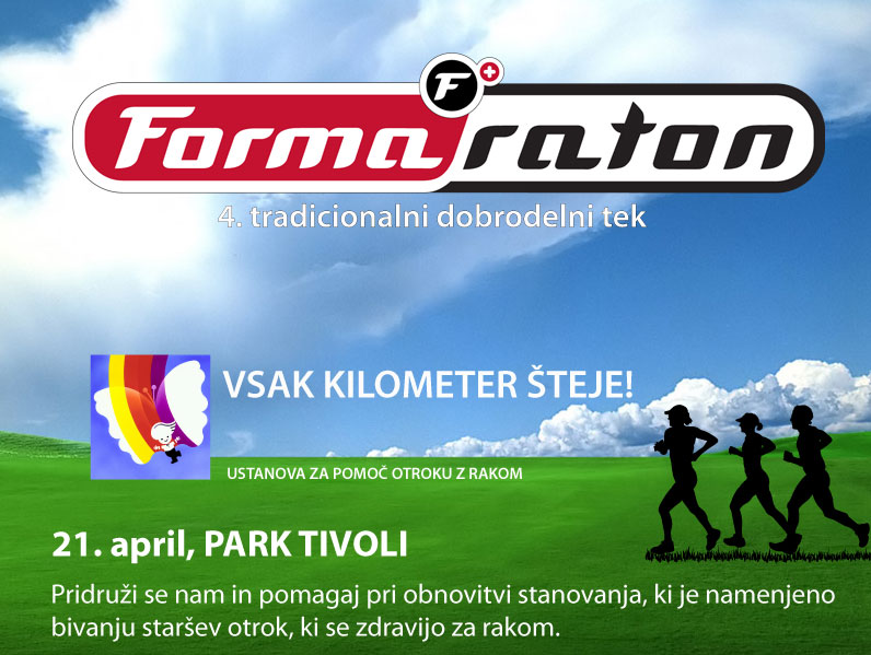 Teci za dober namen tudi ti! 4. dobrodelni tek Formaraton