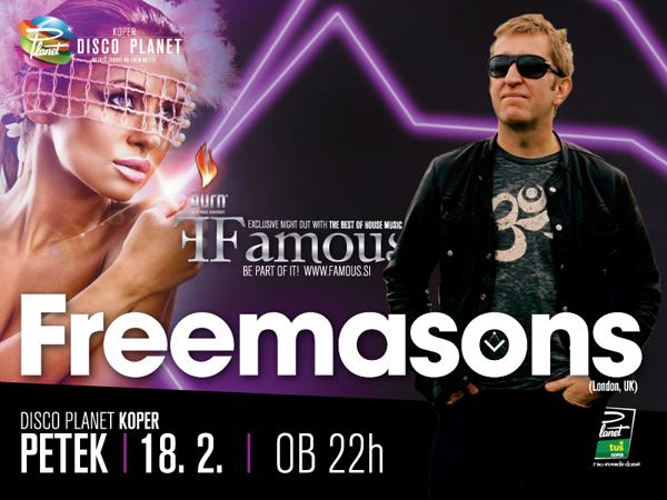 Nepozabna klubska noč s Freemasons!