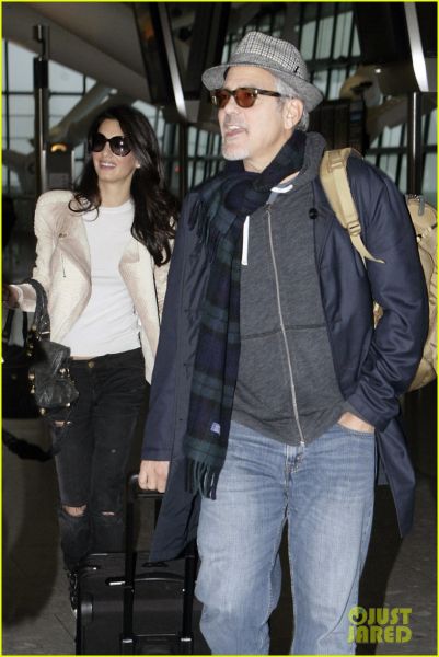 Opa! Kam sta včeraj odletela George Clooney in Amal?