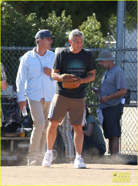 George Clooney na snemanju dobil poseben obisk