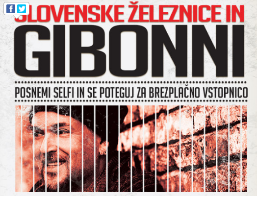 Slovenske železnice prinašajo Gibonnija