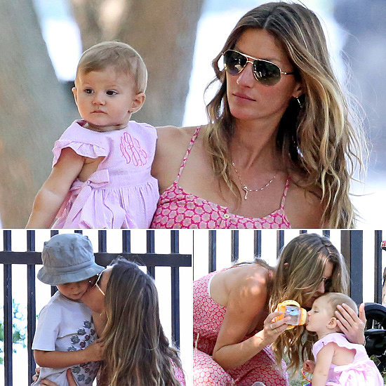 Gisele Bündchen: Otroka zasipa s poljubi