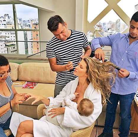 Foto! Gisele Bundchen: Vivian doji kar med lepotnim urejanjem!