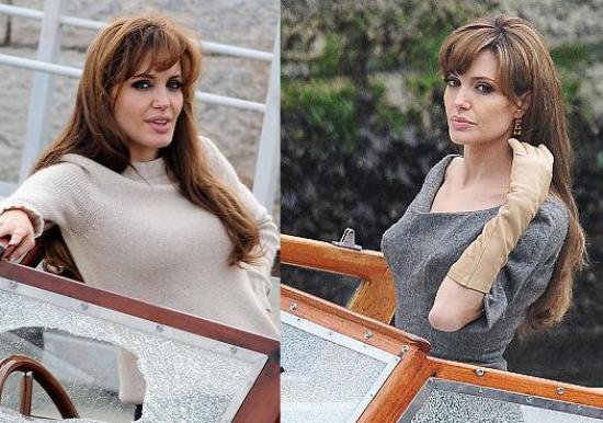 FOTO Koščena Angelina Jolie se je poredila