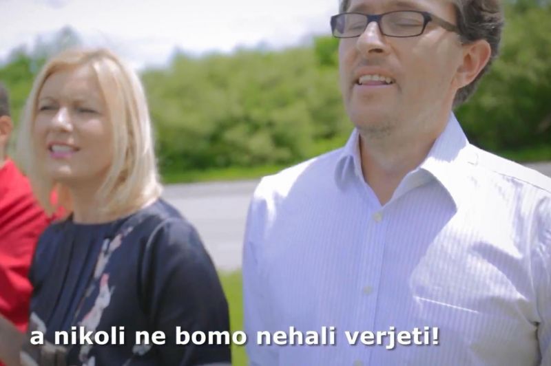 VIDEO! Slovenski politiki repajo za Slovenijo!