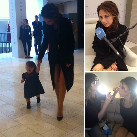 POGLEJTE! Prvi koraki male Harper Beckham