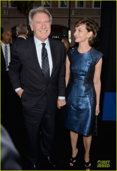 Harrison Ford in Calista Flockhart blestela na premieri filma