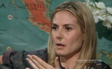 OJOJ! Heidi Klum: V oddaji je šokirala z visečim smrkljem