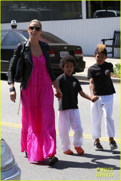 Heidi Klum sinova peljala na karate