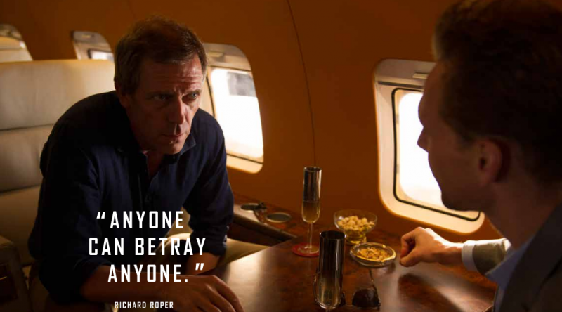 Dr. House (Hugh Laurie) v seriji The Night Manager