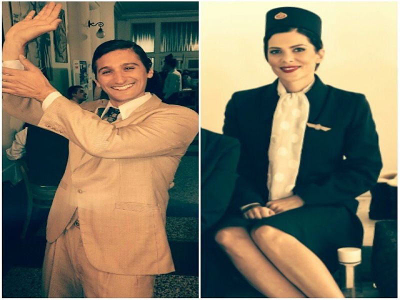 FOTO! Iris Mulej se je prelevila v vintage stevardeso!