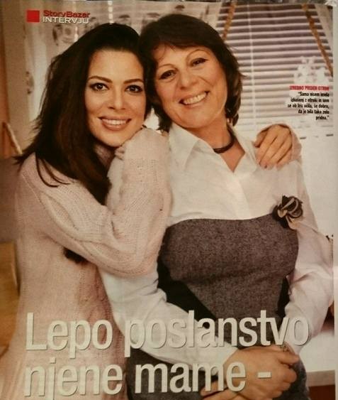 Nosečko Iris Mulej navdušila njena mama