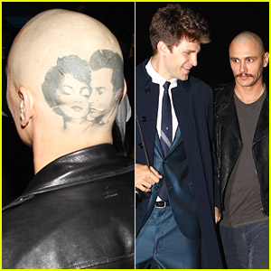 Ojoj! James Franco je pokazal potetovirano glavo!