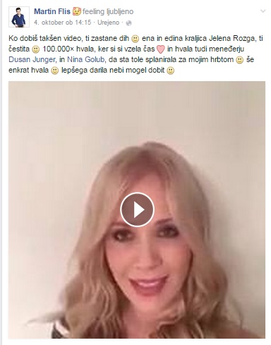 Vau! Jelena Rozga je tako presenetila velikega oboževalca