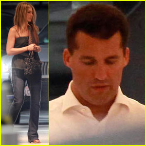 Jennifer Aniston ujeta na skrivnostnem zmenku