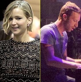 Opa! Jennifer Lawrence se je pridružila Chrisu na koncertu