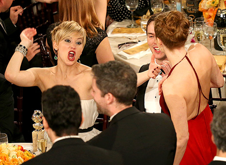 Foto! Jennifer Lawrence: Na zlatih globusih jo je razganjalo!