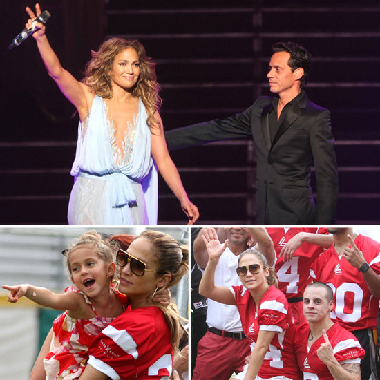 Jennifer Lopez nastopila z Marcom in se crkljala s Casperjem