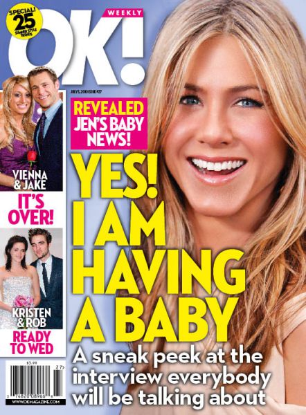 Ali Jennifer Aniston res pričakuje otroka?!