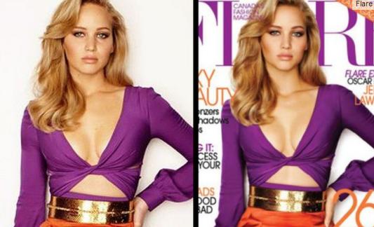 Ojoj! Jennifer Lawrence: Stanjšali so jo!