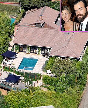 Jennifer Aniston z ljubčkom najela romantično vilo v Hollywoodu