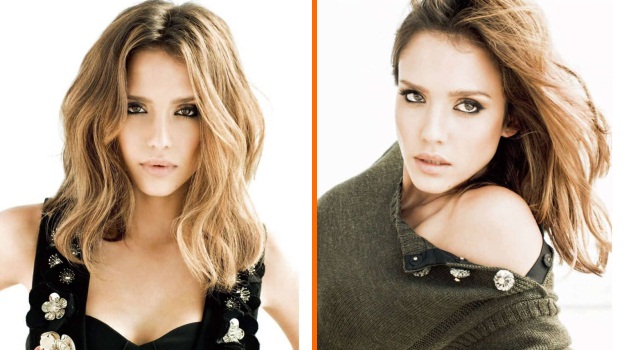 Jessica Alba seksi tudi v jesenskih oblačilih