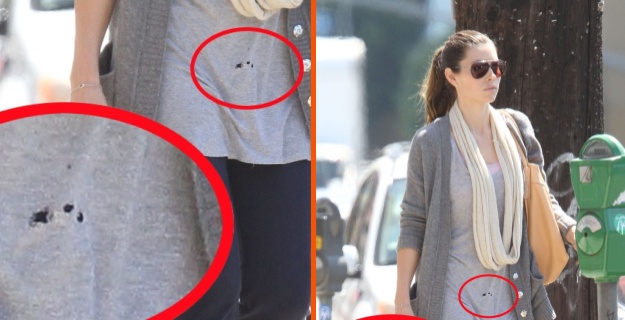 FOTO Jessica Biel naokoli hodi v strganih oblačilih