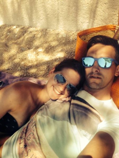 FOTO! Jure Štekar in njegova Nina uživata na plaži!