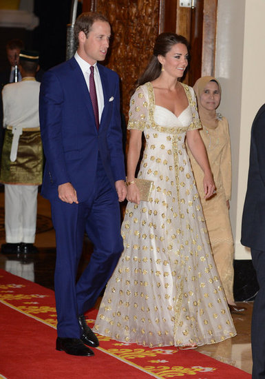 Kate Middleton s svojo lepoto osupnila malezijskega sultana