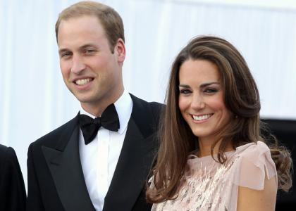 FOTO Sanjsko lepa Princ William in Kate: Žareča zakonca na gala prireditvi