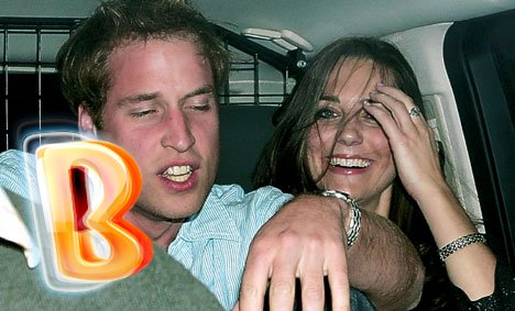 UJETA Pijana Princ William in Kate Middleton