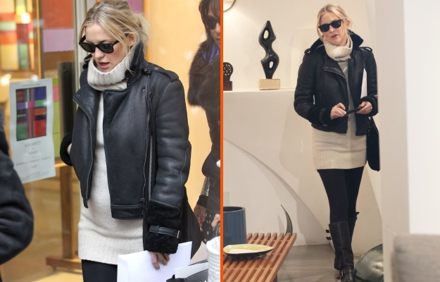 FOTO Kate Hudson ne more več skriti nosečniškega trebuščka
