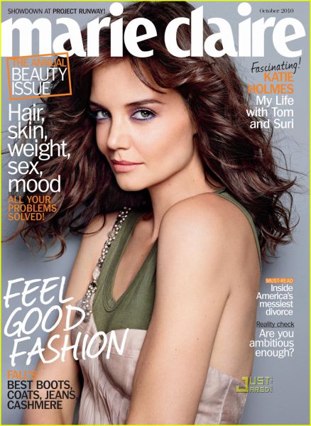 SKRITIZIRANA Katie Holmes v reviji Marie Claire izgleda kot zombi