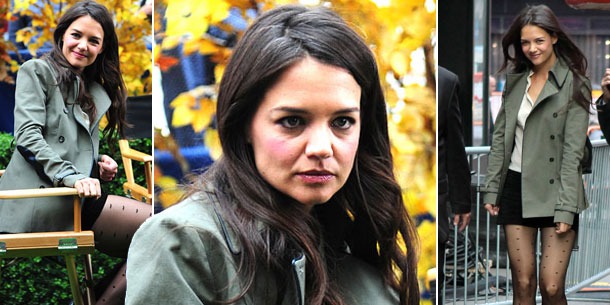 Katie Holmes: Pokazala siv narastek!