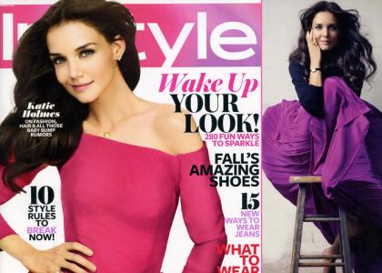 FOTO Nežna lepotička Katie Holmes se je prelevila v seksi zapeljivko