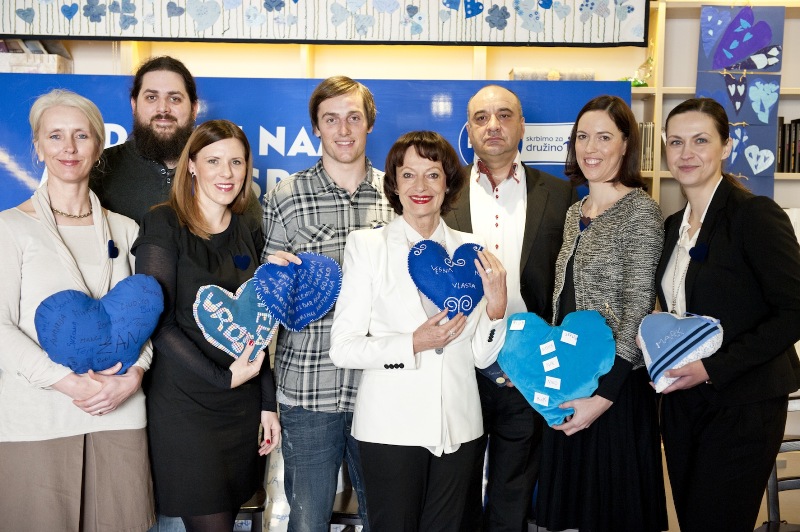 Uspešen zaključek akcije NIVEA Podarite nam modro srce