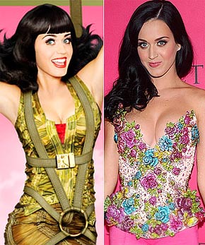 Katy Perry je zmanjšala svoje bujno oprsje