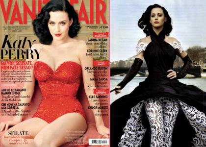 VAU! Prsata Katy Perry kot božanska fatalka iz zlate dobe Hollywooda