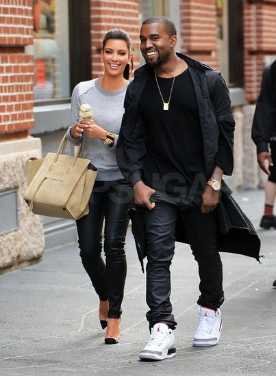 Foto: Kim Kardashian in Kanye West prvič v javnosti kot par