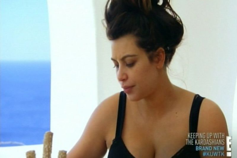 Ops! Kim Kardashian: So njene prsi res kot lubenice?