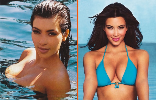 OPA! Gola in mokra Kim Kardashian: Preprosto božanska!