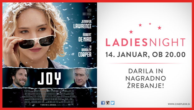Vabljeni na Ladies Night: Joy, z Jennifer Lawrence