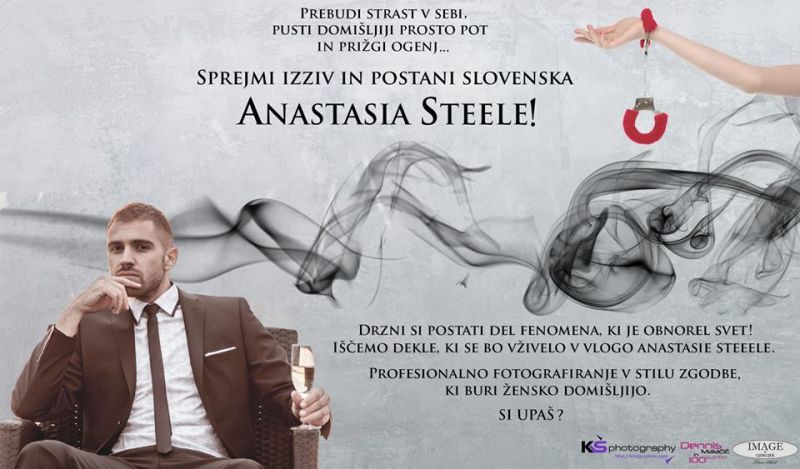 OPA! Katera Slovenka se bo prelevila v vročo Anastasio Steele?
