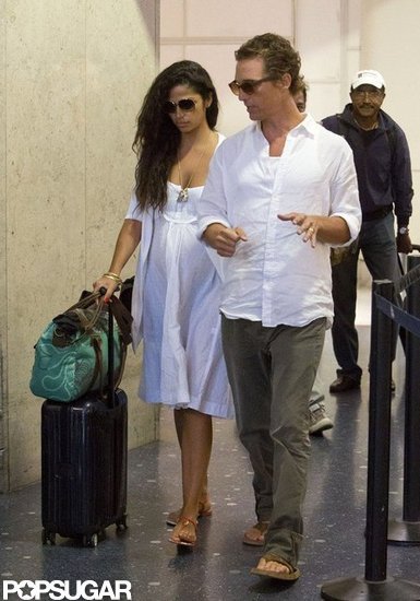 Matthew McConaughey in njegova lepa noseča žena
