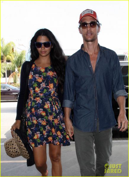 Zaljubljena Matthew in Camila McConaughey