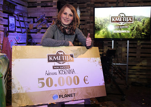 Zmagovalka šova Kmetija: Nov začetek je ...