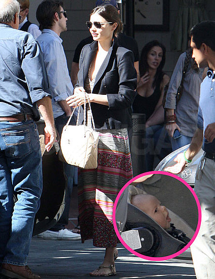 FOTO Miranda Kerr v javnosti prvič ujeta s sinčkom