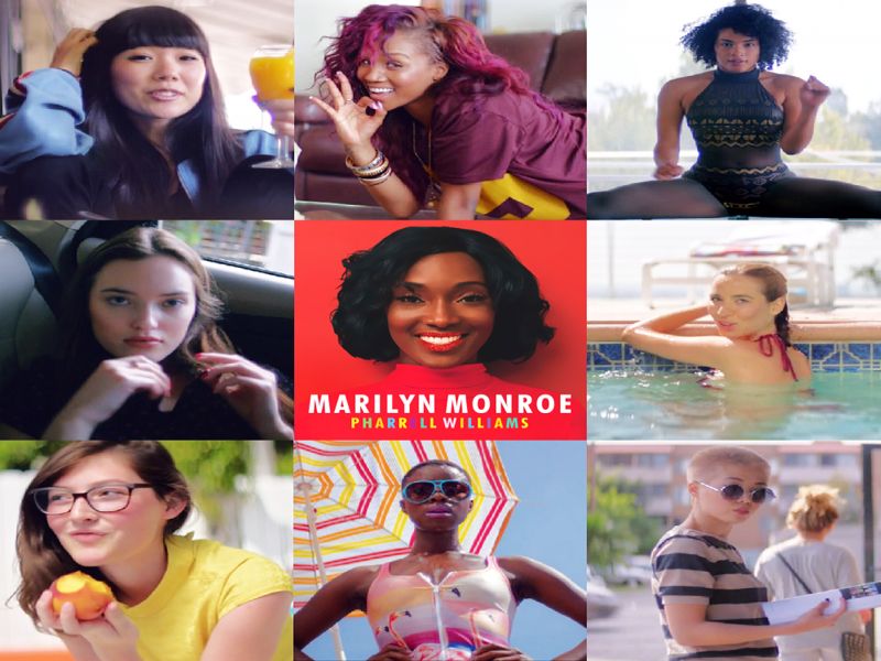 Pharell Williams: Po Happy uporabil še Marilyn Monroe